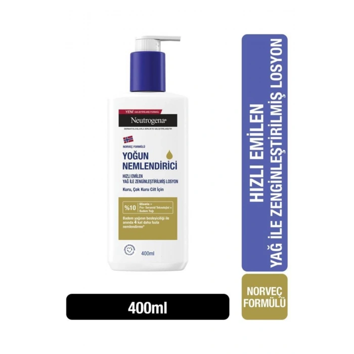Neutrogena Yağ ile Zenginleştirilmiş Losyon 400 ml