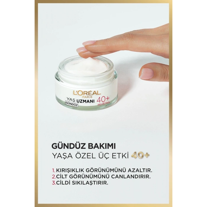 Loreal Paris Yaş Uzmanı 40+ Kırışıklık Karşıtı Sıkılaştırıcı Krem & Maske Seti