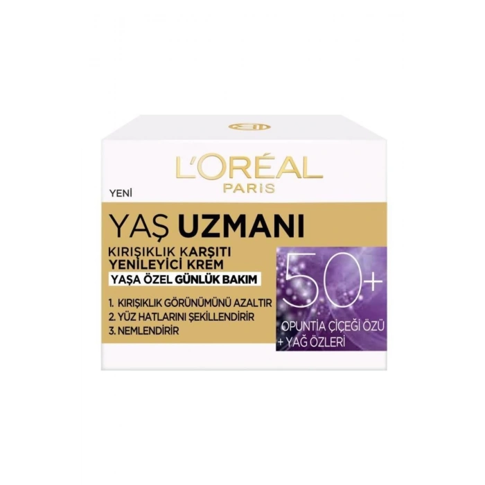 Loreal Paris Yaş Uzmanı 50+ Kırışıklık Karşıtı Yenileyici Gündüz & Göz Kremi Seti