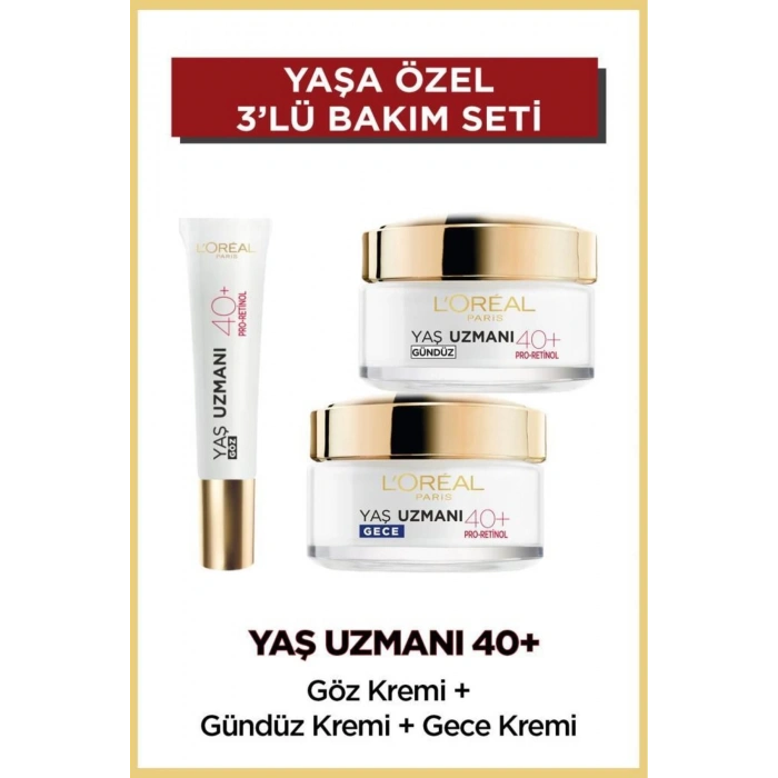 Loreal Paris Yaş Uzmanı Kırışıklık Karşıtı Aydınlatıcı Göz Kremi 40+ 15 ml