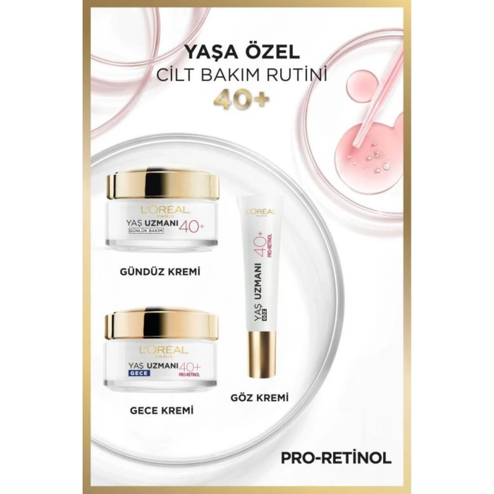 Loreal Paris Yaş Uzmanı Kırışıklık Karşıtı Aydınlatıcı Göz Kremi 40+ 15 ml