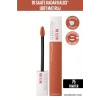 Maybelline New York Super Stay Matte Ink Unnude Likit Mat Ruj - 75 Fighter - Kahverengi