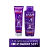 ELSEVE Turunculaşma Karşıtı Mor Saç Bakım Seti - Mor Şampuan 200 ml + Renk Düzeltici Saç Maskesi 150 ml