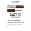 Loreal Paris Brow Artist Plump & Set Dolgun Görünüm Veren Kaş Sabitleyici Maskara - 109 Ebony Loreal