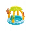 intex 58417 Tropik Ada Gölgelikli Şişme Çocuk Havuzu 102 cm - Şişirilebilir Oyun Havuzu