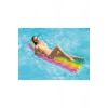 intex 58724 Gökkuşağı Renkli Yastıklı Şişme Deniz Yatağı Yatak 203 cm