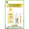 Garnier C Vitamini Parlak Aydınlatıcı Göz Kremi 15 ml + Süper Aydınlatıcı Serum 30 ml + Makyaj Temizleme Suyu