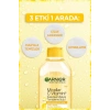 Garnier C Vitamini Parlak Aydınlatıcı Göz Kremi 15 ml + Süper Aydınlatıcı Serum 30 ml + Makyaj Temizleme Suyu