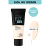 Maybelline New York Fit Me Matte Poreless Fondöten - 100 Warm Ivory