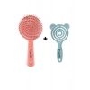 nascita Pembe Pro Üç Boyutlu Oval Saç Fırçası 02 & Pro Üç Boyutlu Çocuk Saç Fırçası Turkuaz