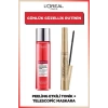 Loreal Paris Revitalift %5 Saf Glikolik Asit Peeling Etkili Tonik 180 ml & Telescopic Siyah Maskara