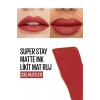 Maybelline New York Super Stay Matte Ink Likit Mat Ruj - 335 Hustler- Kırmızı