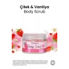 Derminix Vücut Peelingi Body Scrub Çilek Vanilya 300 ml