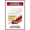 Loreal Paris Yaş Uzmanı Sıkılaştırıcı Kağıt Yüz Maskesi 40+ 4lü Set