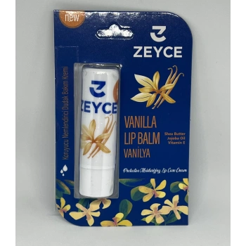 Zeyce Vanilya Dudak Bakım Kremi 4,8 gr Vanilya Kokusu, Doğal Yağlar, Gün Boyu Dudak Bakımı