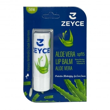 Zeyce Aloe Vera Dudak Bakım Kremi 4,8 gr ALOE VERA LIP BALM spf:15