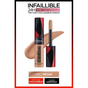 Loreal Paris Infaillible 24H Tüm Yüze Uygulanabilir Kapatıcı - 330 Pecan
