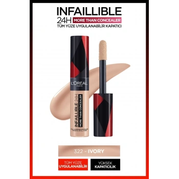 Loreal Paris Infaillible Tüm Yüze Uygulanabilir Kapatıcı 322 Ivory