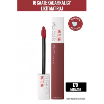Maybelline New York Super Stay Matte Ink Likit Mat Ruj - 170 Initiator - Pembe