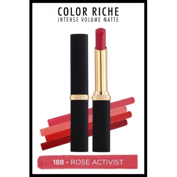 Loreal Paris Color Riche Intense Volume Matte Ruj - 188 Rose Activist