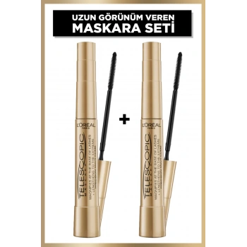 Loreal Paris Telescopic Siyah Maskara 2li Set