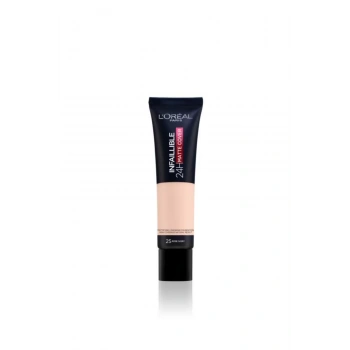 Loreal Paris Infaillible 24H Matte Cover Yüksek Kapatıcı Fondöten 25 Rose Ivory