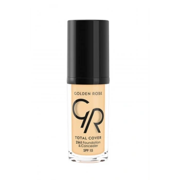 Golden Rose Total Cover Foundation 21 Light Yellow Beige 30 ml