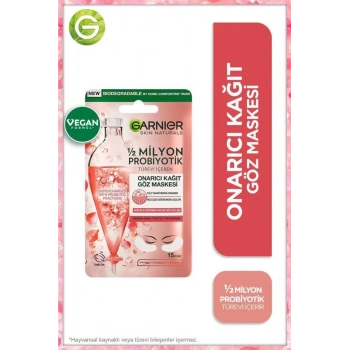 Garnier 1/2 Milyon Probiyotik Türevi İçeren Onarıcı Kağıt Göz Maskesi