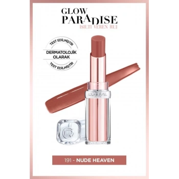 Loreal Paris Glow Paradise Balm-in-lipstick - Işıltı Veren Ruj 191 Nude Heaven