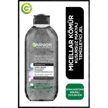 Garnier Micellar Kömür Kusursuz Makyaj Temizleyici Jel 400 ml
