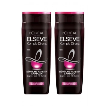 ELSEVE Komple Direnç Karşıtı Şampuan 390 ml / 2 Adet