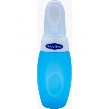 Babytime Kaşıklı Biberon Mavi 225 ml