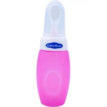 Babytime Kaşıklı Biberon Pembe 225 ml