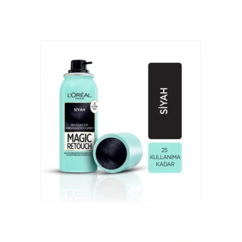 Loreal Paris Beyaz Saçlar İçin Kapatıcı Siyah Saç Spreyi - Magic Retouch 01 Noir 75 ml Loreal