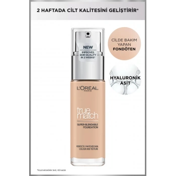 Loreal Paris True Match Bakım Yapan Fondöten 2R Rose Vanilla