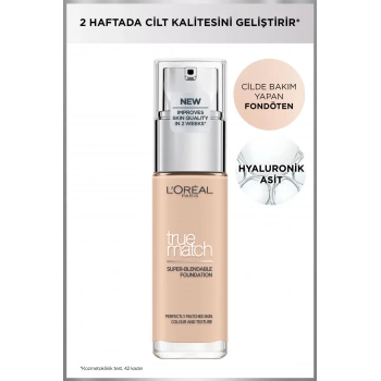 Loreal Paris True Match Bakım Yapan Fondöten 1R Rose Ivory
