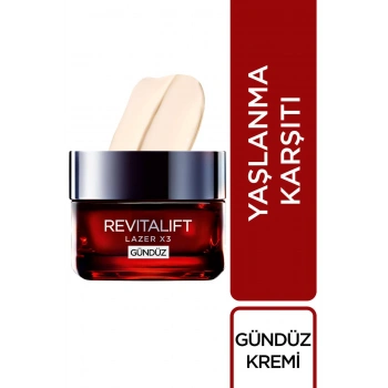 Loreal Paris Revitalift Lazer Yaşlanma Karşıtı Gündüz Kremi 50 ml
