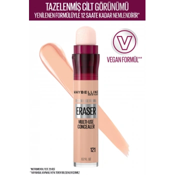 Maybelline New York Kapatıcı - Instant Age Eraser Concealer 121 Light Honey