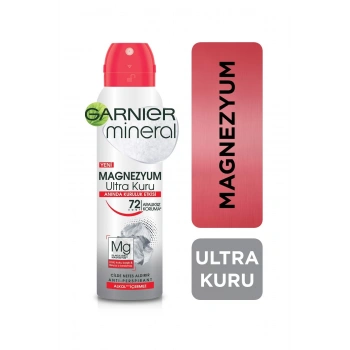 Garnier Mineral Magnezyum Ultra Kuru Sprey Deodorant