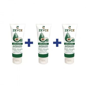 Zeyce Avokado Özlü Nemlendirici Krem 250 ml / 3 Adet