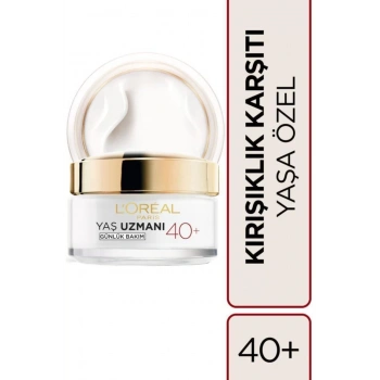 Loreal Paris Yaş Uzmanı 40+ Kırışıklık Karşıtı Nemlendirici Krem 50 ml