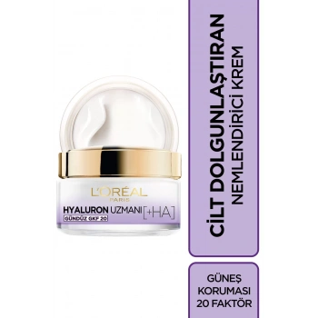 Loreal Paris Hyaluron Uzmanı Cilt Dolgunlaştıran Nemlendirici Gündüz Kremi - Hyaluronik Asit Loreal