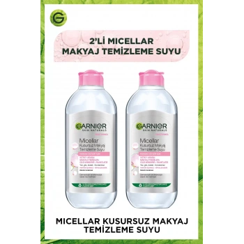 Garnier 2li Micellar Kusursuz Makyaj Temizleme Suyu 400 ml