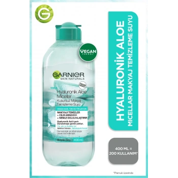 Garnier Hyaluronik Aloe Micellar Kusursuz Makyaj Temizleme Suyu 400 ml