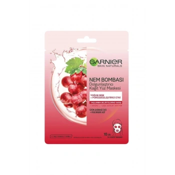 Garnier Sıvı Naturals Nem Bombası Kağıt Maske Dolgunlaştırıcı