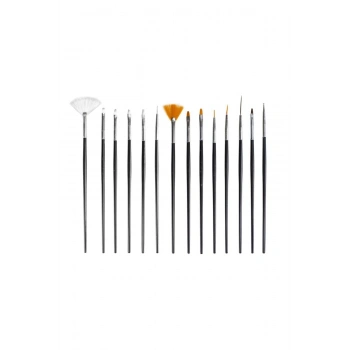 nascita 15li Siyah Tırnak Fırça Seti - 04