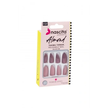 Nascita 24lü Almond Renkli Takma Tırnak - 151