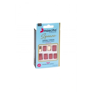 nascita 24lü Square Renkli Takma Tırnak - 160