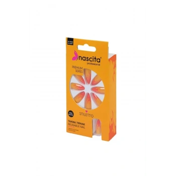 nascita 24lü Stiletto Renkli Takma Tırnak - 185