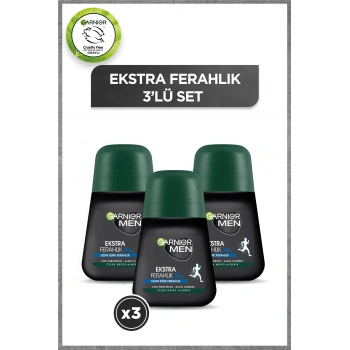 Garnier 3lü Men Ekstra Ferahlık Roll-On Seti